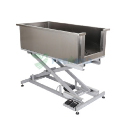 Electric lifting pet cleaning stainless steel free standing deep bath dog spa tub YSBTN-137E