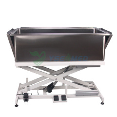 YSBTS-138E Stainless steel walk-in tub electric elevated raised grate puppy raiser tub