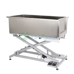 Electric lifting pet cleaning stainless steel free standing deep bath dog spa tub YSBTN-137E