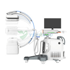 YSENMED Veterinary 5kW Mobile Digital Flat Panel Detector C-arm X-ray System