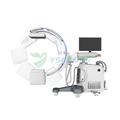 YSENMED Veterinary 5kW Mobile Digital Flat Panel Detector C-arm X-ray System