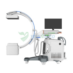 YSENMED Veterinary 5kW Mobile Digital Flat Panel Detector C-arm X-ray System