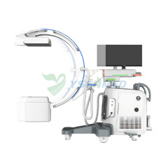 YSENMED Veterinary 5kW Mobile Digital Flat Panel Detector C-arm X-ray System