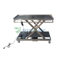 Electric stainless steel veterinary operation table YSVET106