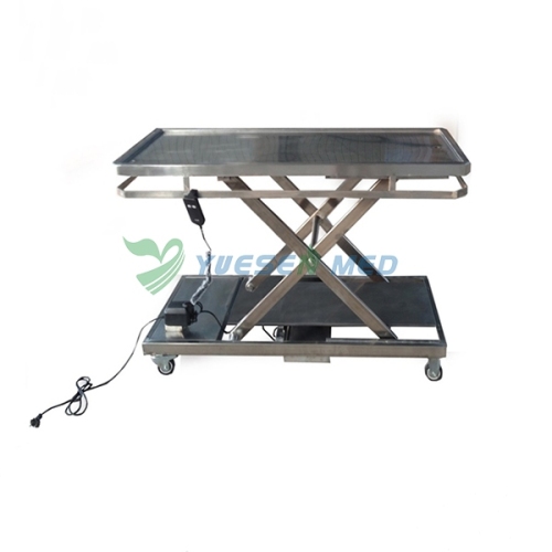 Electric stainless steel veterinary operation table YSVET106