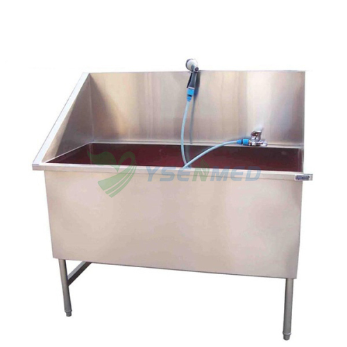 304 stainless steel veterinary bath tub YSVET-CX130