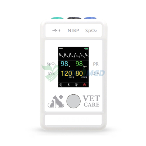 Veterinary pulse oximeter veterinary multiparameter monitor and blood pressure monitor for pet YSPM510V