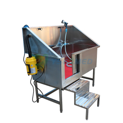 304 stainless steel veterinary bath tub YSVET-CX130
