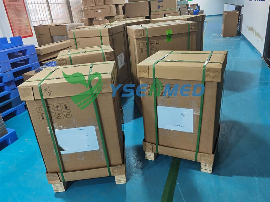 YSENMED supplied 8 units Aeonmed VG70 ICU turbine ventilator to a PAHO project in South America.