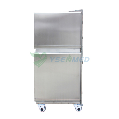 YSENMED YSVET1830D vétérinaire inoxydable Cage chien Cage banques inoxydable chenil banques Pet combinaison Cage