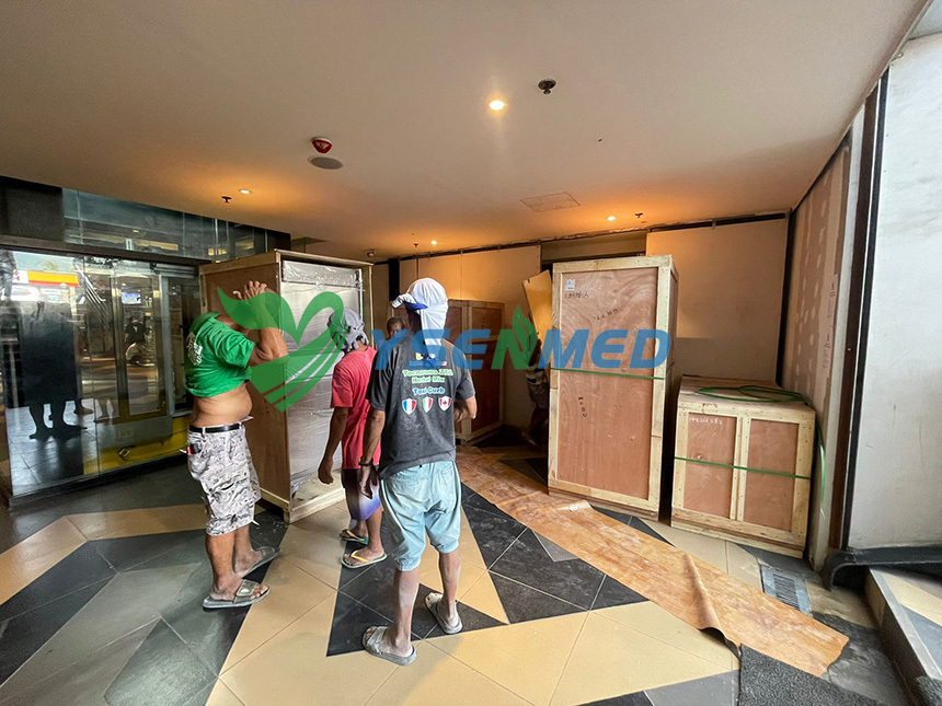 YSENMED veterinary surgery equipment has been set up in a veterinary clinic in the Philippines.