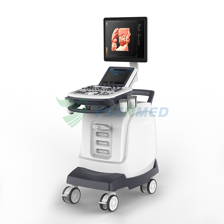 Fetal ultrasound measurement in pregnancy with YSENMEND YSB-S7 color doppler ultrasound system.