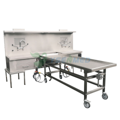 Hospital Embedded side cabinet of autopsy station YSJPZ240