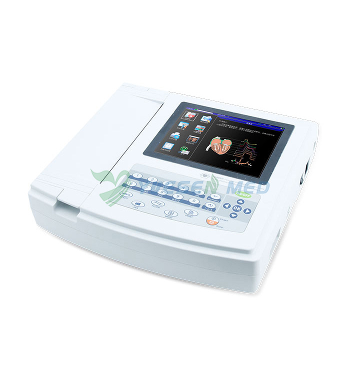 Brief video introduction to YSENMED YSECG-012T 12-channel ECG machine.