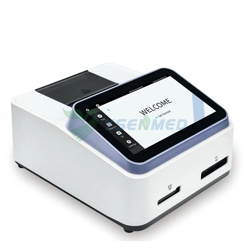 Operational video for YSTE-VG2 veterinary blood gas & immunoassay analyzer.