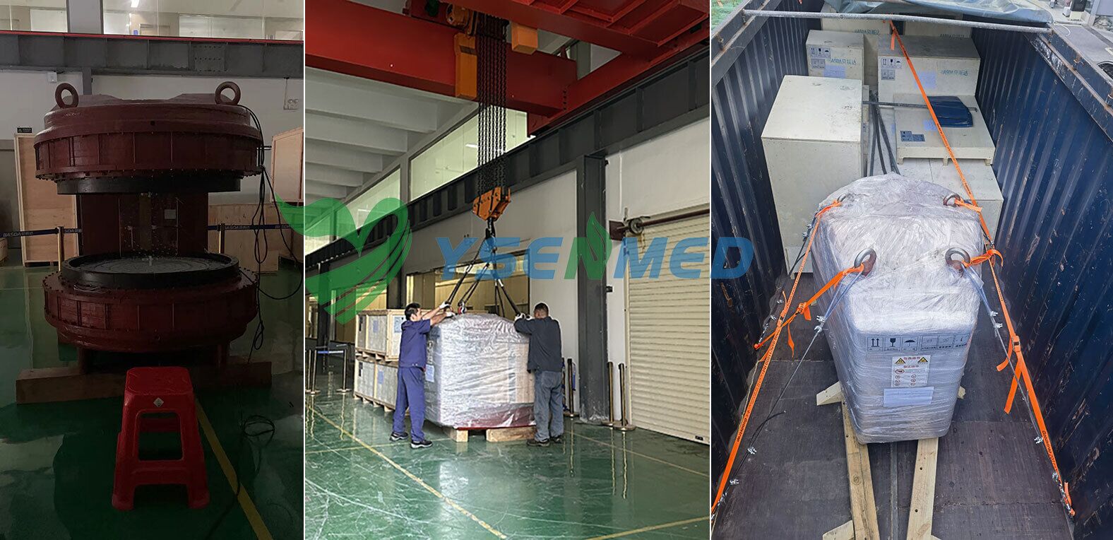 YSENMED 0.35T veterinary MRI system YSMRI-035 VET bound for Philippines