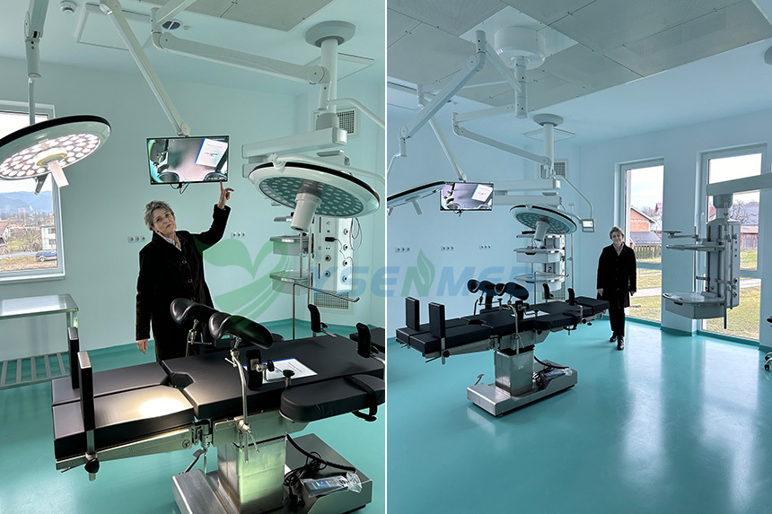 YSENMED equipment working well in Romanian hospital