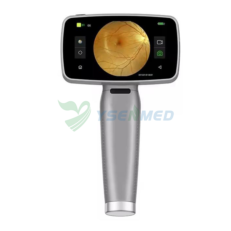 A demostration video of YSENMED YSENT-HFC1 Portable Handheld Fundus Camera.
