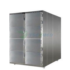 Stainless steel 8 Body morgue freezer YSSTG0108
