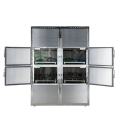 Stainless steel 8 Body morgue freezer YSSTG0108