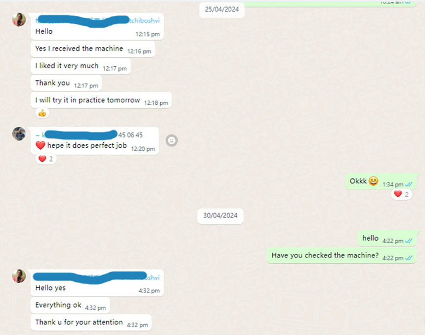 Georgian doctor satisfied with YSENMED YSB-i50 portable ultrasound machine