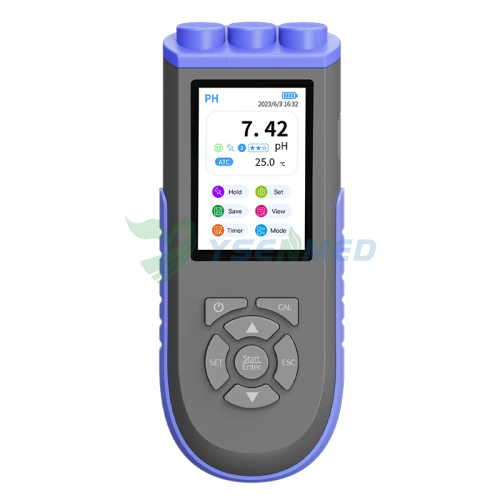 Portable color screen single parameter pH meter/Tester YSTE-DPH10