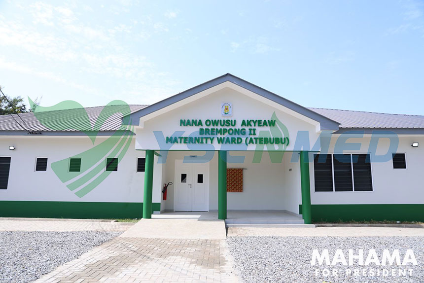 YSENMED hospital project in Ghana - Nana Owusu Akyeaw Brempong II Maternity Ward