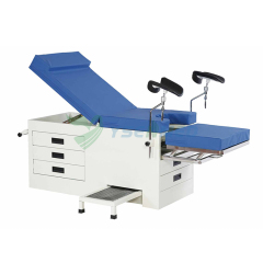 Manual gynecology examination table with drawers YSHB-GE1M