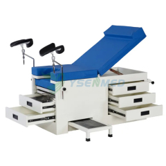 Manual gynecology examination table with drawers YSHB-GE1M