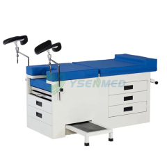 Manual gynecology examination table with drawers YSHB-GE1M