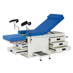 Manual gynecology examination table with drawers YSHB-GE1M
