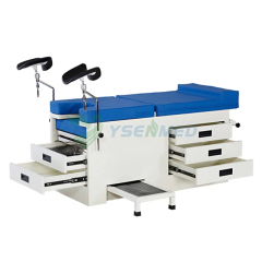 Manual gynecology examination table with drawers YSHB-GE1M
