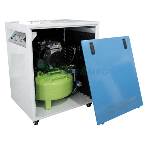 Oil-free Ultra-quiet Medical Air Compressor with Air Dryer and Silent Cabinet YSDEN-AC1XY