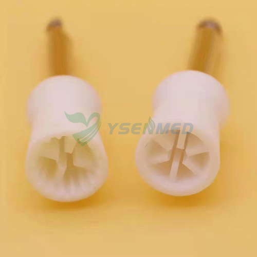 YSDEN-PC300 Copa de pulido dental Estilo de tornillo dental Copa profiláctica plana de 6 costillas YSDEN-PC300
