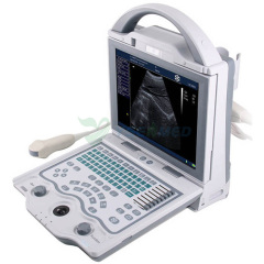 Máquina de ultrasonido portátil en blanco y negro YSB5600