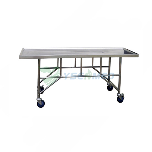 Mesa de autopsia móvil estable SUS304 YSJPT-S29