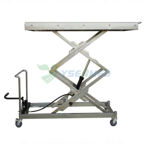 Elevador de cadáveres hidráulico inoxidable YSSJT-56A