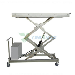 Stainless steel electro-hydraulic double lift trolley YSSJT-50A