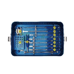 Ensemble d'instruments pour cage et cage lombaire en titane PLIF PEEK 2200-07