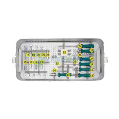 Cage cervicale Peek avec jeu d'instruments à vis de verrouillage 2200-20