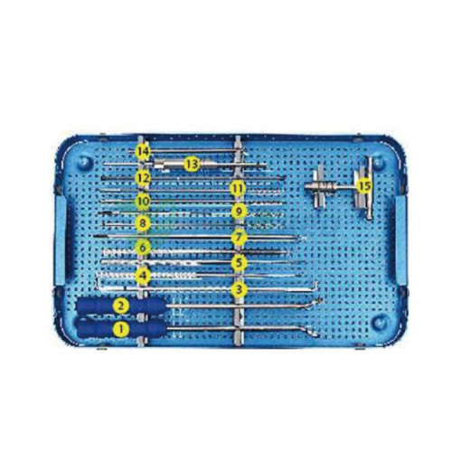 Ensemble d'instruments de fixation cervicale postérieure 2200-03