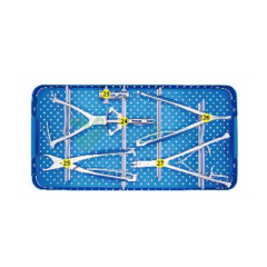 Ensemble d'instruments à vis pédiculaire vertébrale de 5,5 mm 2200-13