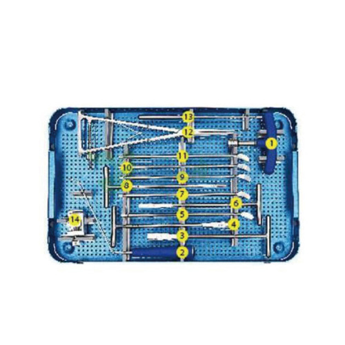 Ensemble d'instruments à cage TLIF PEEK 2200-08