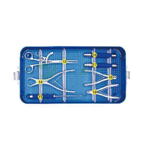 Ensemble d'instruments à plaque de façonnage laminaire 2200-09