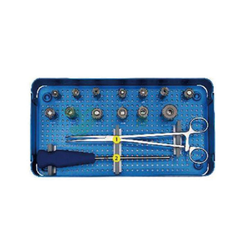 Ensemble d'instruments à cage en titane extensible 2200-15