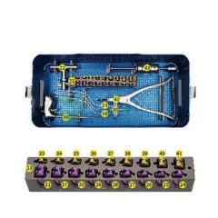 Ensemble d'instruments T-PAL Peek Cage 2200-12