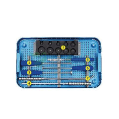 Ensemble d'instruments à cage en maille de titane 2200-05