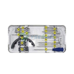 Juego de instrumentos para clavo intramedular tibial para abordaje suprarrotuliano 1200-15
