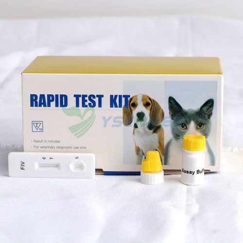 Bandelettes de test rapide vétérinaires YSENMED FIV Ab FeLV Ag Combo Test rapide