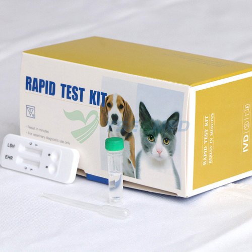 Bandelettes de test rapide vétérinaire YSENMED EHR LSH Ehrlichia Leishmania Combo Test